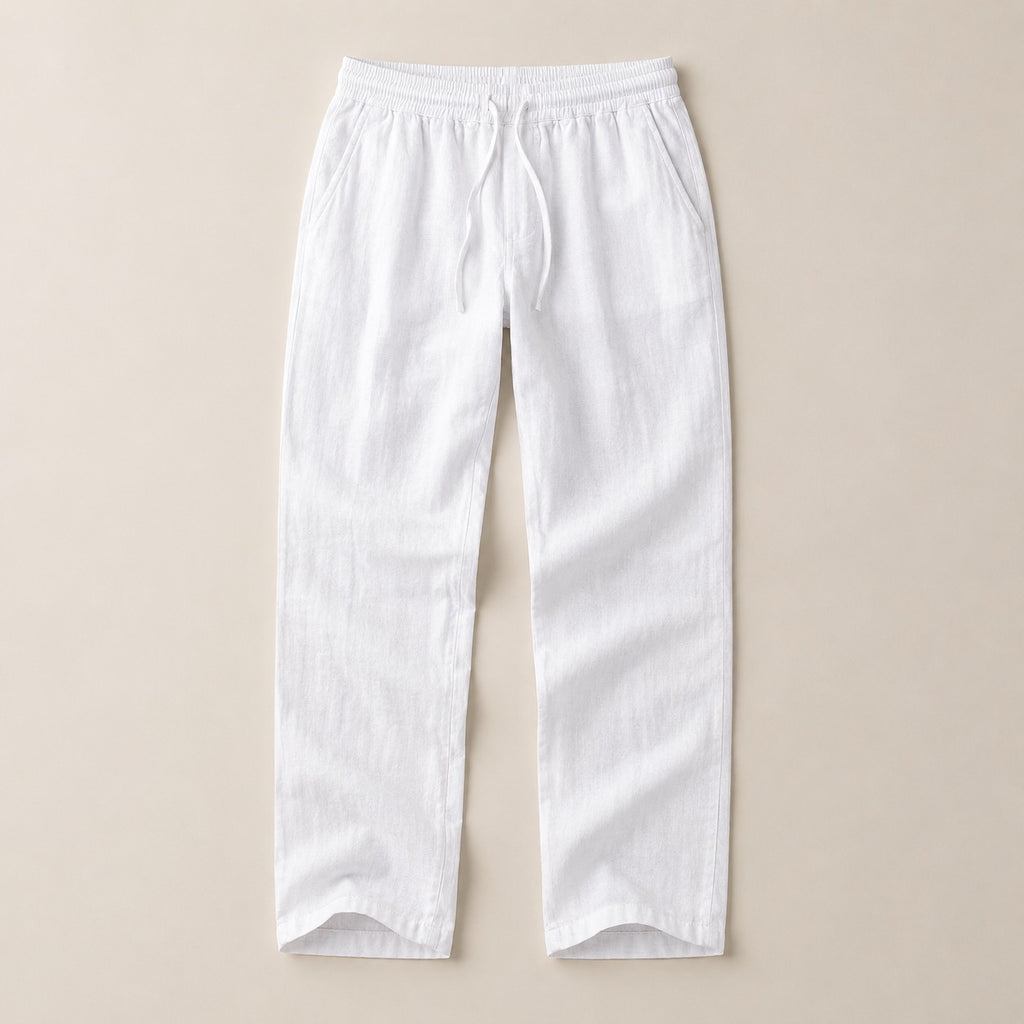 Pantalón de lino largo
