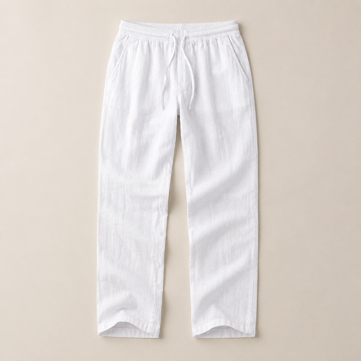 Pantalón de lino largo